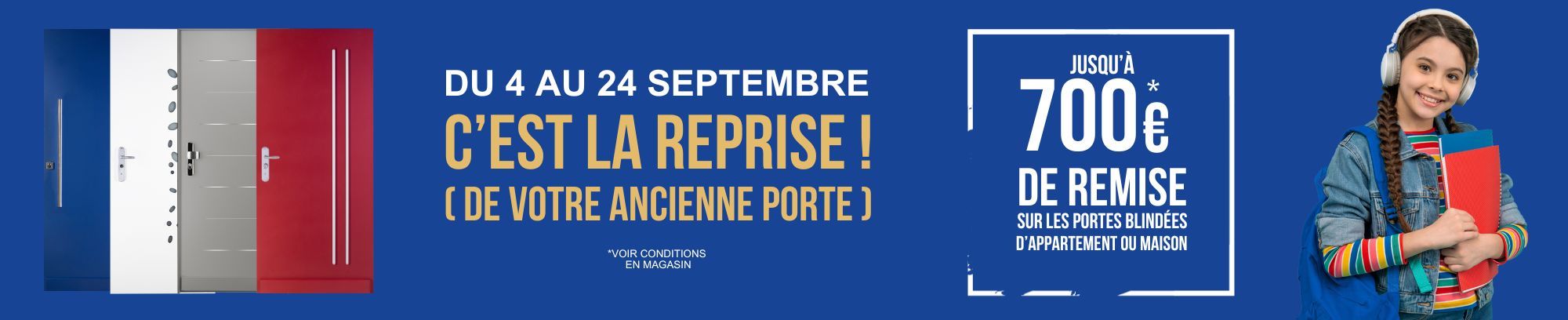 Profitez de l’Opération Reprise Fichet : Jusqu’à 700€ HT de remise sur les portes blindées